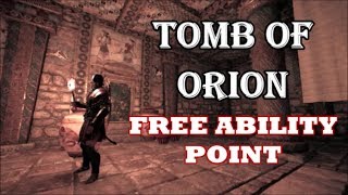 Assassins Creed Odyssey  Tomb of Orion Free Ability Point amp Multiple Treasures [upl. by Evvie378]