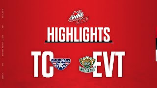 TriCity Americans at Everett Silvertips 324  WHL Highlights 202324 [upl. by Elodea]