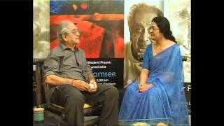 Akbar Padamsee  Interview by Vandana Shukla  Chandigarh Lalit Kala Akademi [upl. by Garnes]