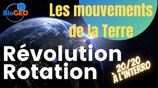 Les mouvements de la Terre  révolution et rotation [upl. by Nicholl]