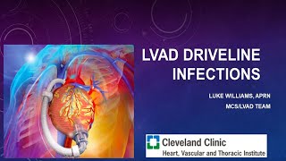 LVAD Driveline Infections [upl. by Lolly]