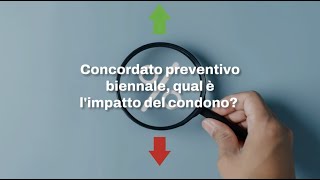 Concordato preventivo biennale qual è limpatto del condono [upl. by Ellenij]