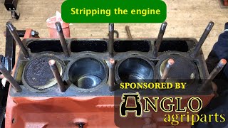 Ferguson TED20  Stripping the Engine  with Anglo Agriparts [upl. by Nerol]