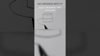 How to draw a Hat easy step by step  mohantanurart short easydrawing [upl. by Lorilyn811]