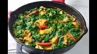 Chicken Recipes Sauteed Chicken with Spinach [upl. by Desirae]