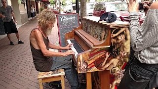 Homeless ExMarine Will Take Your Breath Away Playing Piano in the Streets [upl. by Ranjiv157]