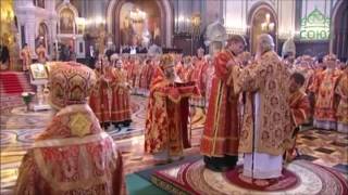 Grand Orthodox Divine Liturgy  The Feast of Slavic Apostles Moscow [upl. by Airemat]