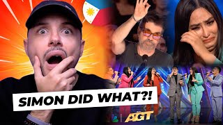 Filipino family L6 proves Simon RIGHT on AGT 2024 Standing Ovation [upl. by Mot492]