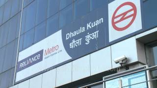 Dhaula Kuan metro station New Delhi [upl. by Nwahc]