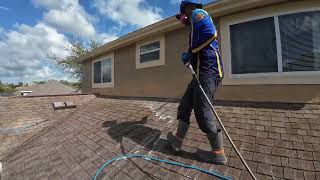 Complete House Roof Cleaning in Ellenton FL [upl. by Ecnarretal]