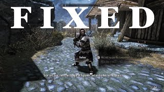 Skyrim Farkas Glitch FIXED [upl. by Meehan]