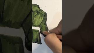 Trench coat tutorial🖍️trenchcoat coat fashionillustration art shorts youtubeshorts designer [upl. by Aivin]