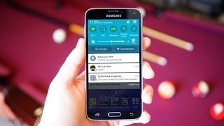 Samsung Galaxy S5 lollipop android 50 preview da HDblogit [upl. by Airrat]