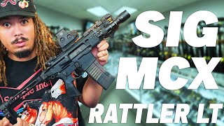 The NEW Sig Sauer MCX RATTLER LT First Shots Review [upl. by Riaj256]