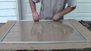 Replacing Storm Window Glass [upl. by Tamarah]