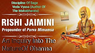 Rishi Jaiminis Mimamsa Or PurvaMimamsa ie Theory Of Knowledge amp Metaphysics Of Vedic Ritualism [upl. by Lorine]