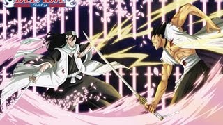 Kuchiki Byakuya vs Zaraki Kenpachi [upl. by Aiuqat]