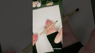 New Style of Calligraphy with pencil✨❤️ art shortsfeed viral musacalligraphy [upl. by Arhaz]