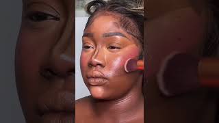 Brown skin tone makeuptutorial beautiful simple makeup [upl. by Yeorgi]