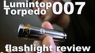 Lumintop Torpedo 007 Keychain Flashlight Review Stainless steel with flames [upl. by Lean]