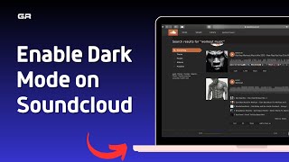 How to Enable Dark Mode on Soundcloud PC [upl. by Rosella500]