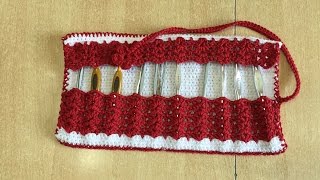 Tuto pochette range crochet au crochet [upl. by Ahsiek762]