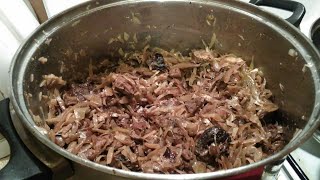 Bigos Staropolski Myśliwski  Polish Sauerkraut and Meat Stew  English subtitles przepis TV [upl. by Ahmed]