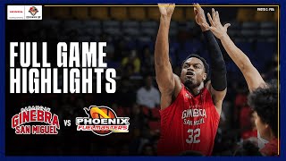 BRGY GINEBRA vs PHOENIX  FULL GAME HIGHLIGHTS  PBA SEASON 49 GOVERNORS CUP  SEPT 6 2024 [upl. by Humo]