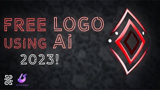 2023  How To GET FREE AWESOME LOGO Using AI [upl. by Erich]