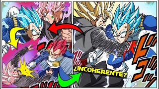 ¿La PELEA de VEGETA vs BLACK es INCOHERENTE Te lo EXPLICO [upl. by Anirdnaxela]