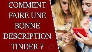 Comment faire un bon profil et une bonne description Tinder [upl. by Bray]