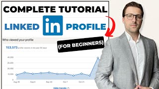 Create a PROFESSIONAL LinkedIn Profile 2024  For Beginners [upl. by Trinl]