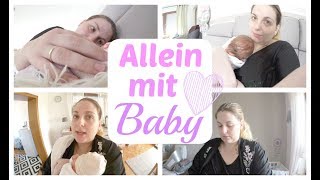 Familien VLOG  Chaotischer Alltag mit Baby  Stillen amp wickeln  Hebamme war da  Linda [upl. by Starlin]