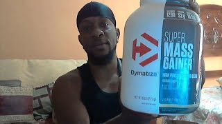 DYMATIZE SUPER MASS GAINER REVIEW SKINNY GUYS 2300 CALORIE POWER SHAKE RECIPE 92 GRAMS PROTEIN [upl. by Sou]