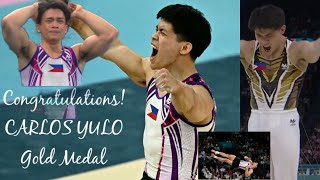 CARLOS YULO Nasungkit ang UNANG GOLD MEDAL ng PILILINAS SA OLYMPIC GAMES 2024 Carlosyulo gold [upl. by Eissalc646]