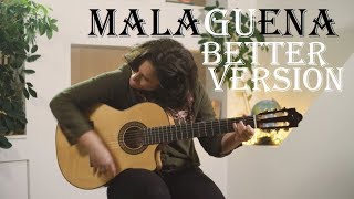 Malaguena flamenco guitar better version with TAB [upl. by Nosirrah]