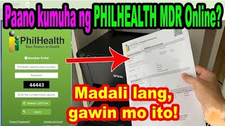 How to get MDR PhilHealth online in 2024 Paano kumuha ng MDR PhilHealth online [upl. by Herson205]