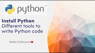 Install Python 3124 and PyCharm on Windows 1011 and Different tools to run Python code Session2 [upl. by Lowson]