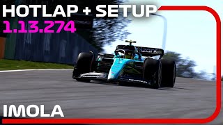 F1 23 IMOLA Hotlap  Setup 113274 89 th Worldwide Ranking 💪 [upl. by Hamrah]