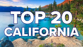 20 BEST PLACES TO VISIT CALIFORNIA [upl. by Deva]