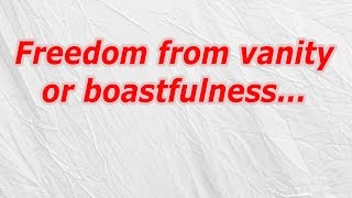 Freedom from vanity or boastfulness CodyCross Crossword Answer [upl. by Arehs819]