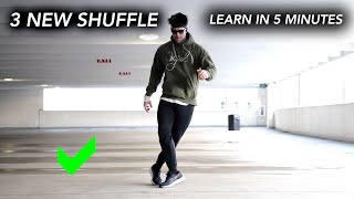 How to Learn 3 Cool Shuffle Variations Fast  Beginner to More Pro steps 2021  In Only 5 Minutes [upl. by Yusem]