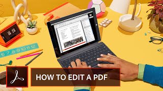 Getting Started The Basics of Editing a PDF Document  Adobe Acrobat [upl. by Issim]