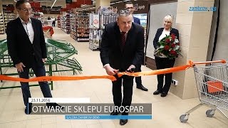 W Galerii Zambrów otwarto sklep sieci EUROSPAR  zambroworg [upl. by Horace]