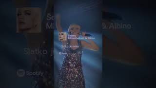 Milica Pavlovic amp Albino  Seceru SPEED UP balkan speeduppesme [upl. by Eicrad677]