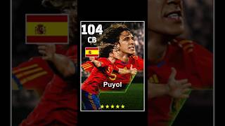 HOW TO TRAIN 104 RATED PUYOL IN EFOOTBALL 24 puyol EFOOTBALL TRAININGGUIDE SHORT PES YTSHORTS [upl. by Heilner]