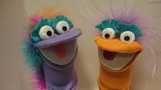 How To Make Sock Arm Puppets on Hands On Crafts for Kids 15011 [upl. by Serle189]