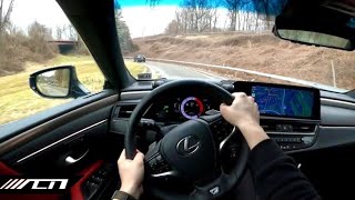 2023 Lexus ES300h F Sport Handling POV Drive and Impressions [upl. by Heiskell]