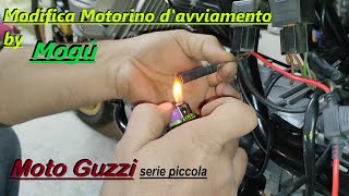 Modifica by pass motorino davviamento che fa cilecca  Moto Guzzi serie piccola  problema risolto [upl. by Older]