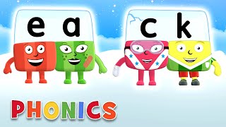 Phonics  Learn to Read  Two Letter Sqauds  Alphablocks [upl. by Winterbottom]